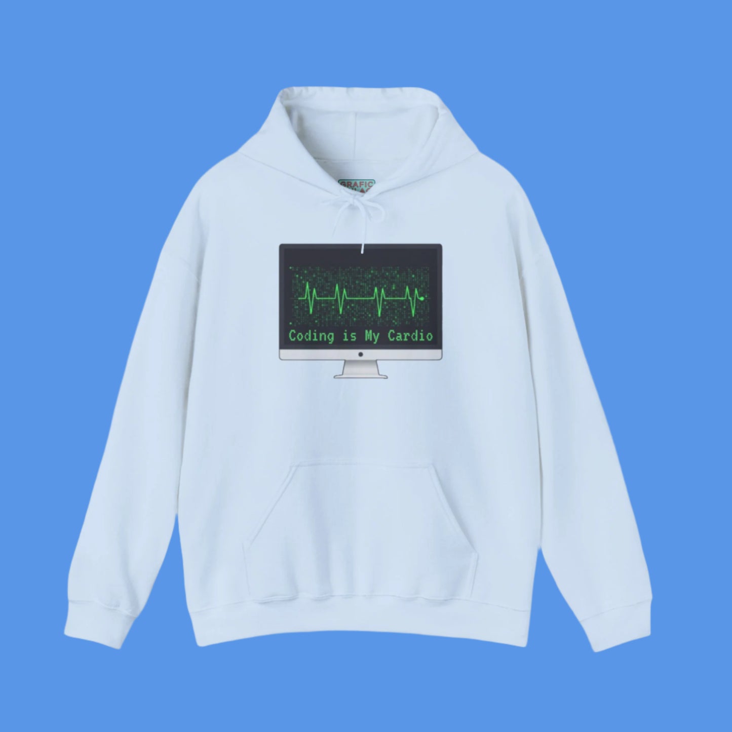 Graphic hoodies - "Coding Is My Cardio" - Graphic clothes