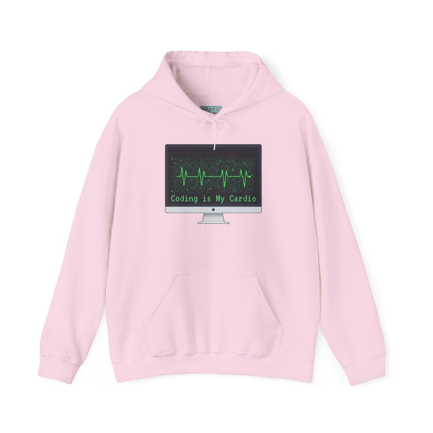 Graphic hoodies - "Coding Is My Cardio" - Graphic clothes