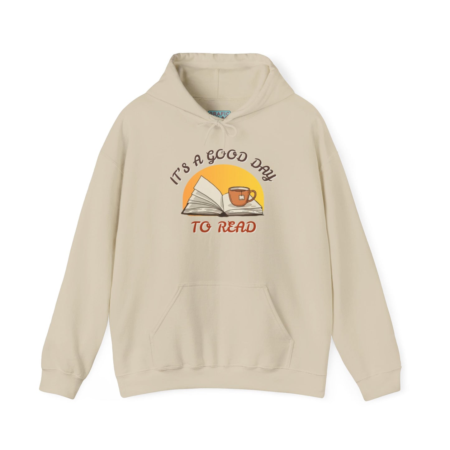 Graphic hoodies - "It's a Good Day to Read" - Graphic clothes
