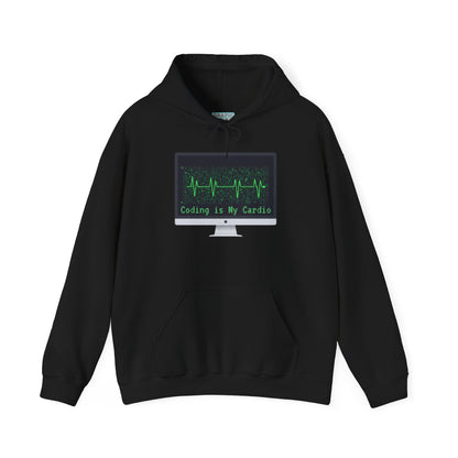 Graphic hoodies - "Coding Is My Cardio" - Graphic clothes