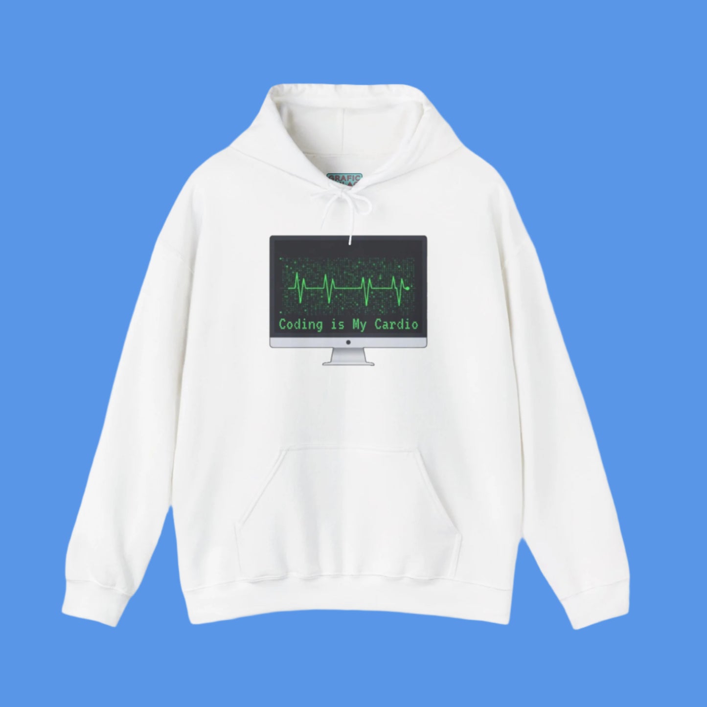 Graphic hoodies - "Coding Is My Cardio" - Graphic clothes