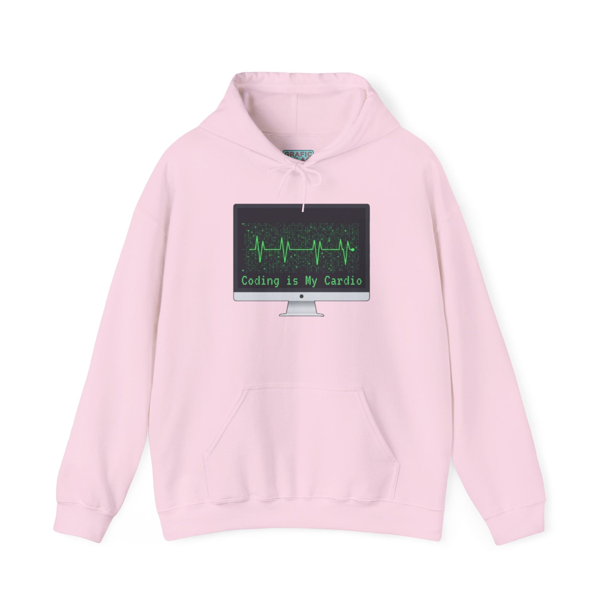 Graphic hoodies - "Coding Is My Cardio" - Graphic clothes