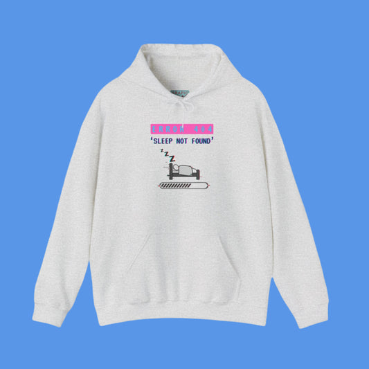 Graphic hoodies - "Error 404: Sleep Not Found" - Graphic clothes