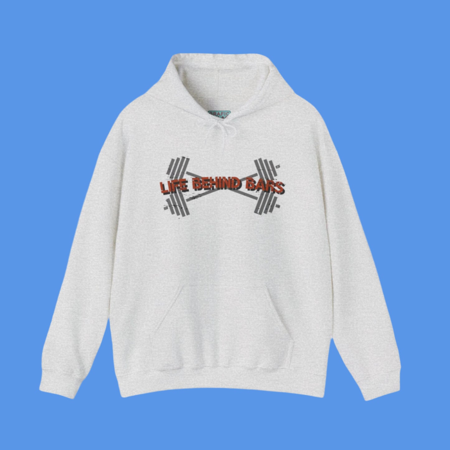 Graphic hoodies - "Life Behind Bars" - Graphic clothes