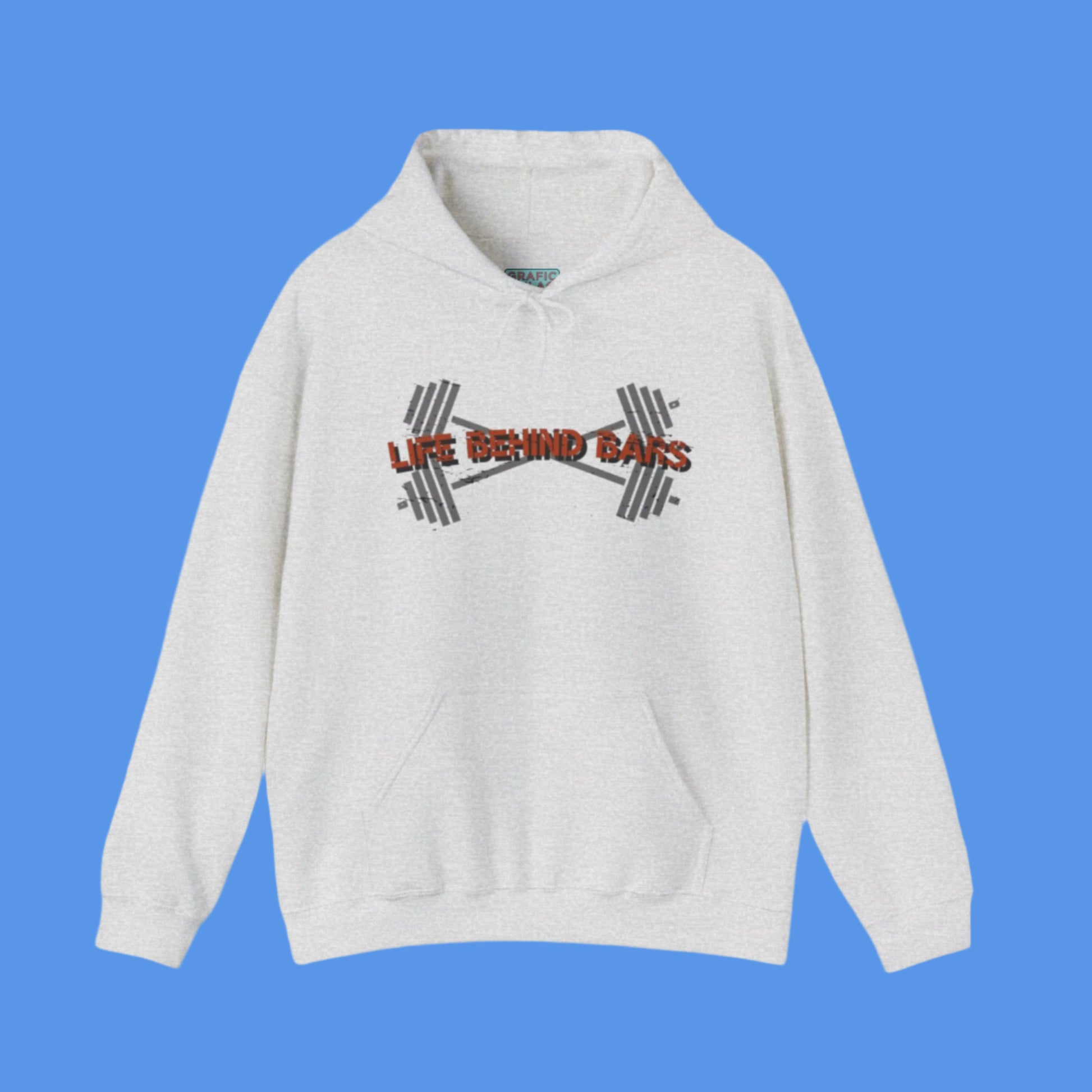 Graphic hoodies - "Life Behind Bars" - Graphic clothes